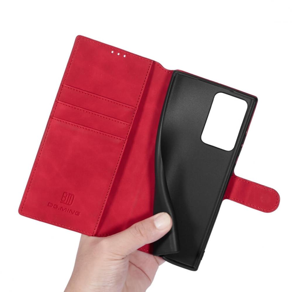  Plånboksfodral för Galaxy Note 20 Ultra Röd - DG.MING
