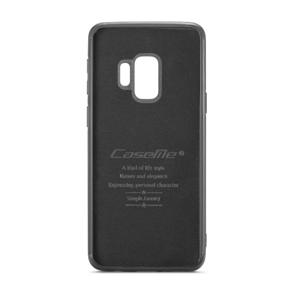  Plnboksfodral, plnbok & magnetskal fr Galaxy S9 (3i1) Vinrd - CaseMe