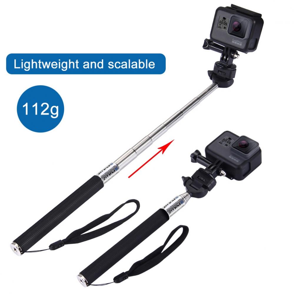 Puluz Selfiepinne för GoPro HERO9 Black /8 /7 /6 /5 /4 /3+ /3 /2 /1