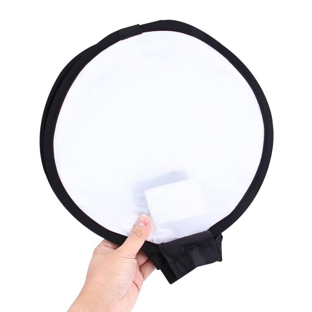Softbox 30 cm Vit/Svart för kamerablixt