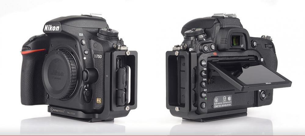 Sunwayfoto L-Bracket för Nikon D750