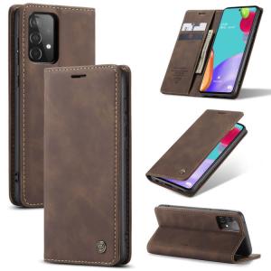  Plånboksfodral Brun med kortplats för Galaxy A52 4G/5G - CaseMe