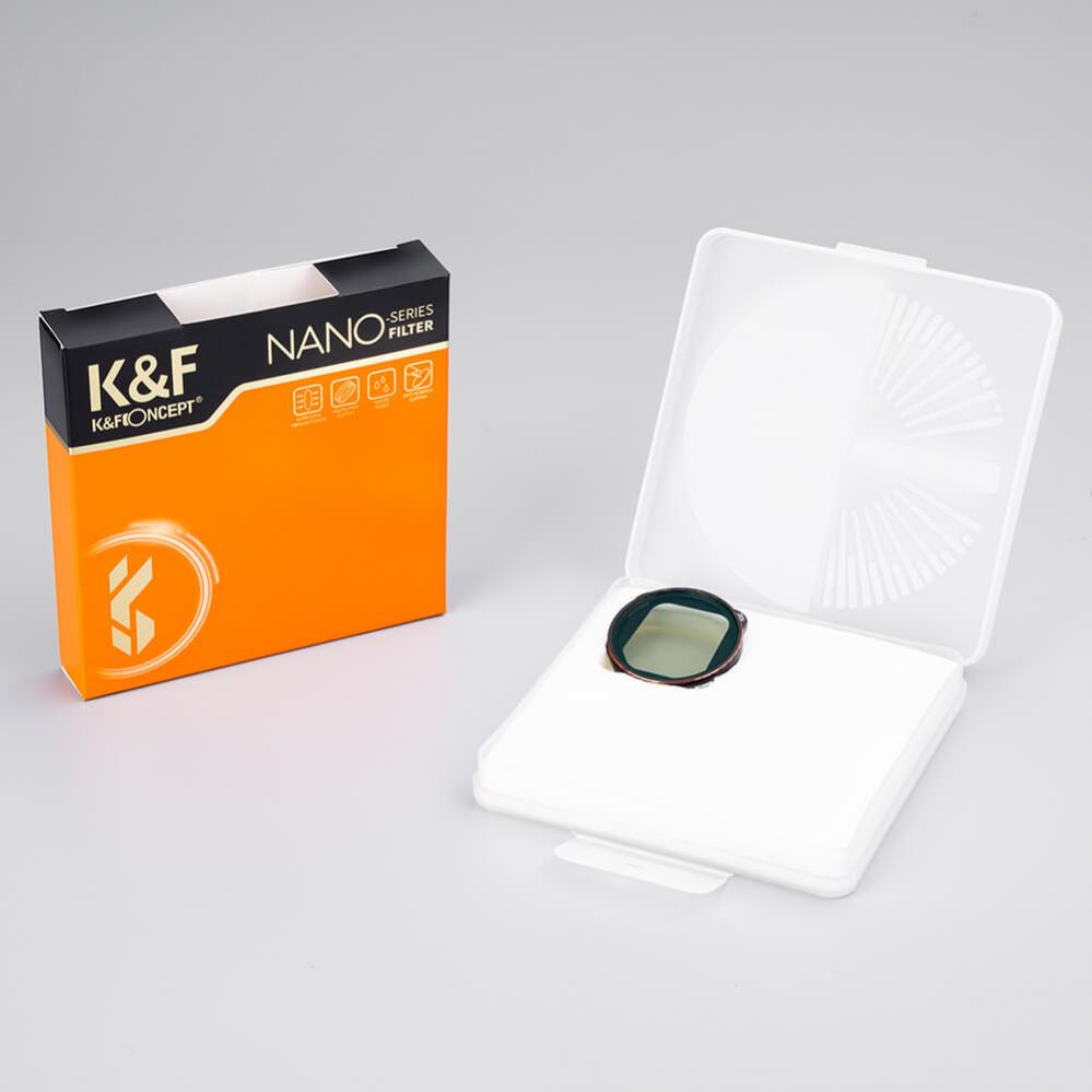  K&F Concept Variabelt ND-filter ND2-ND32 1-5 stopp fr DJI Mavic 3/Cine