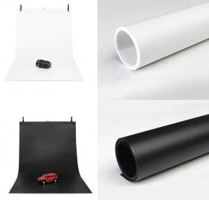 PVC Pappersbakgrunder 2st 140x70cm svart & vit