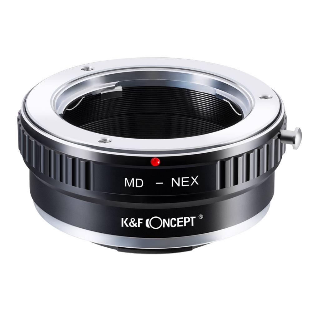 K&F Objektivadapter till Minolta/Konica MC MD objektiv för Sony E kamerahus