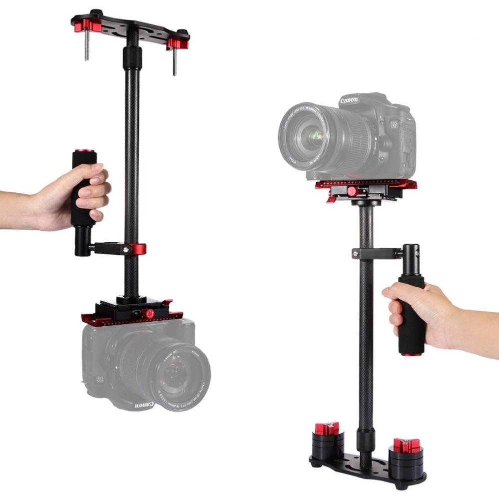  Puluz Handhllen kolfiber stabilisator fr DSLR/DV-kameror (38.5-61cm)