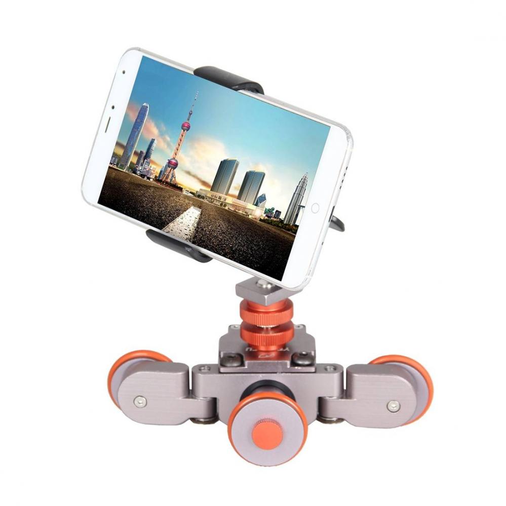  YELANGU Autodolly i miniformat fr DSLR / Spegelfri / Smartphone, Maxlast: 6kg