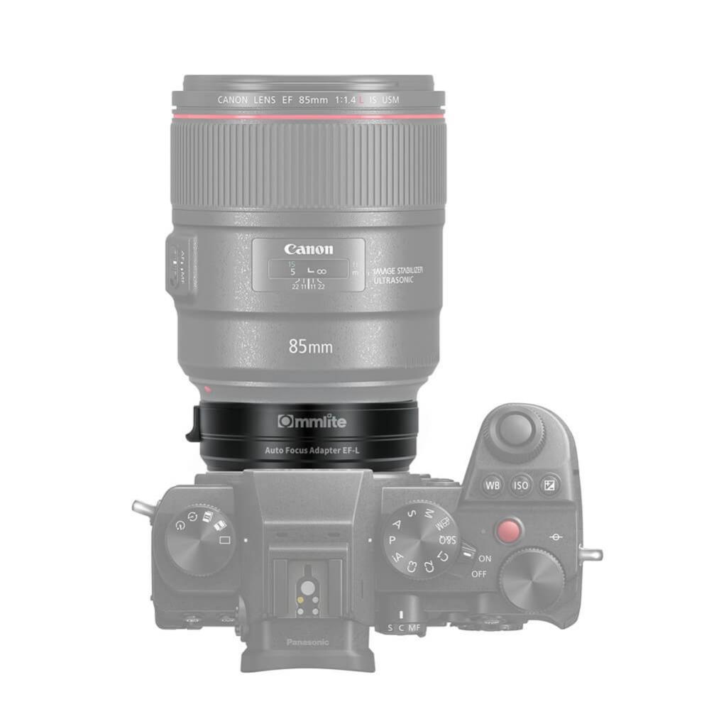  Commlite Objektivadapter elektronisk till Canon EF/EF-S fr Leica L fste