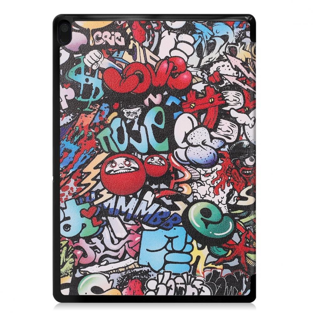  Fodral fr Lenovo Tab E10 X104 - Graffiti