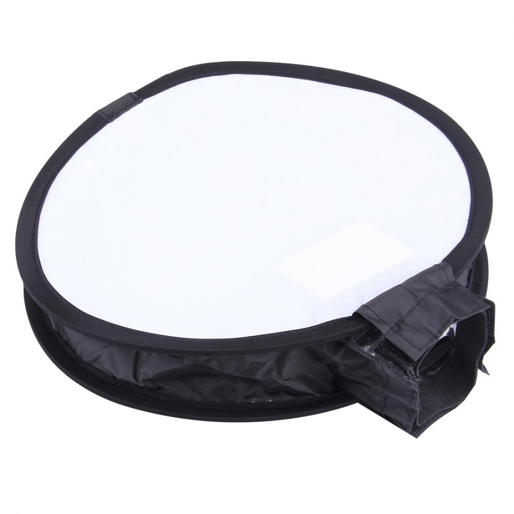 Softbox 30 cm Vit/Svart för kamerablixt