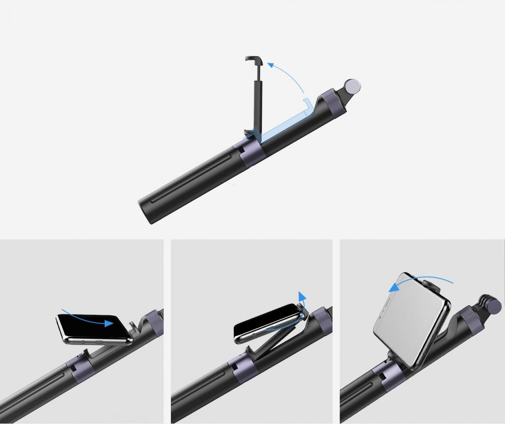 PGYTECH Handhållen Selfiepinne Mini/ Ministativ för Actionkameror/kameror