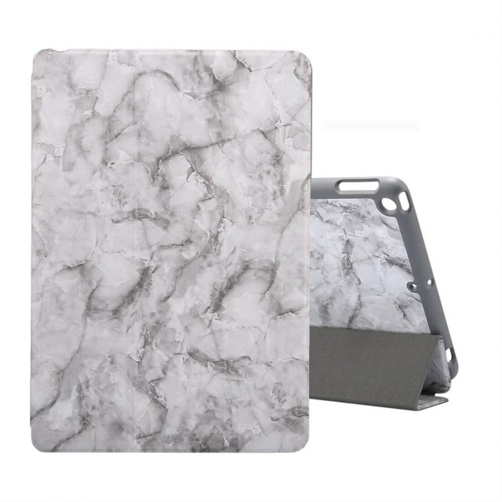 Fodral fr iPad 10.2 med gr marmormnster