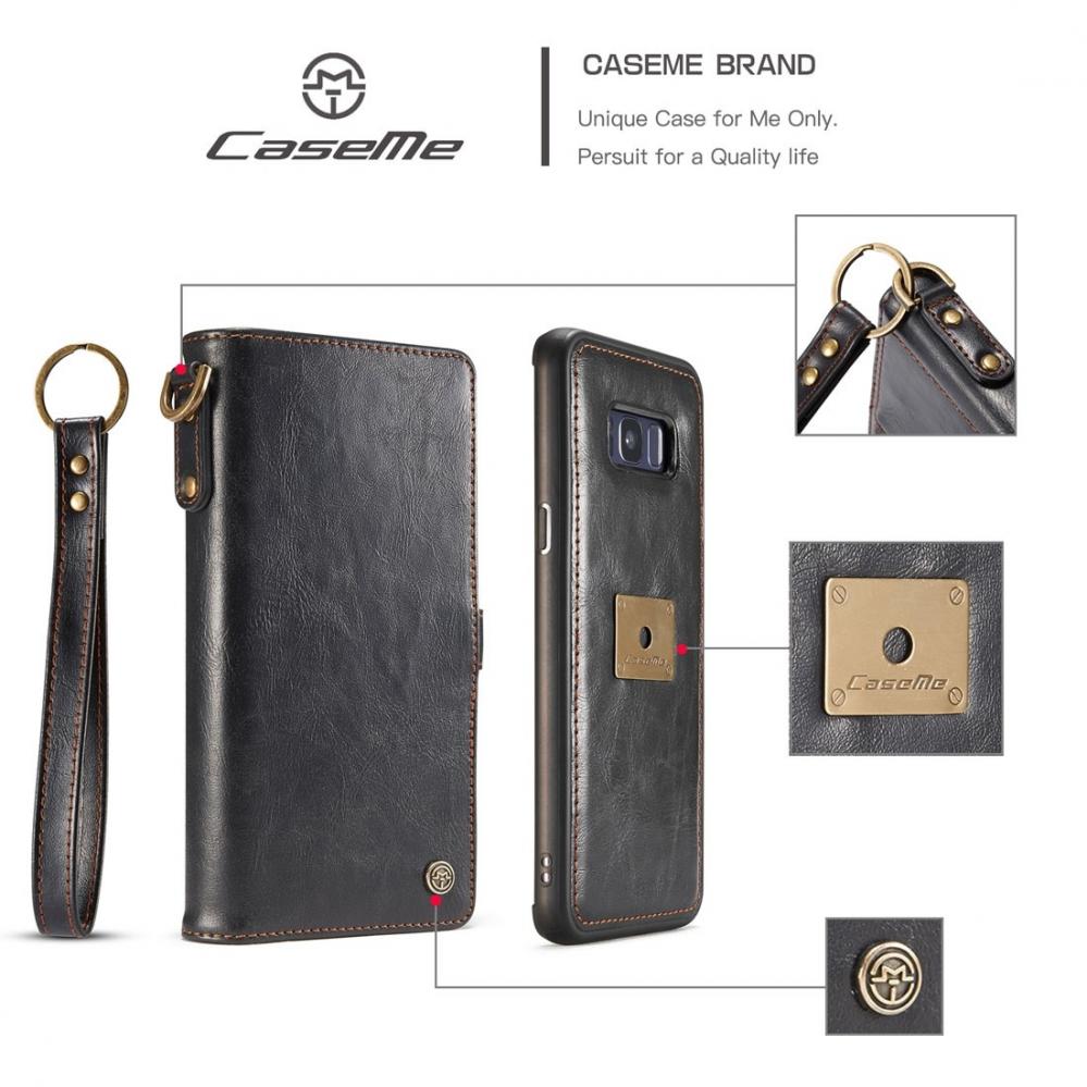  Plånboksfodral med magnetskal för Galaxy S8 Plus (G955) - CaseMe