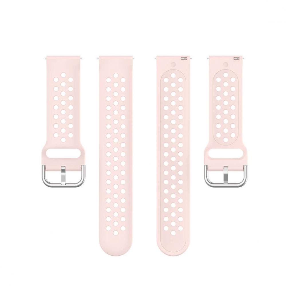 Silikonarmband för Smartwatch Rosa 20mm Universal modell