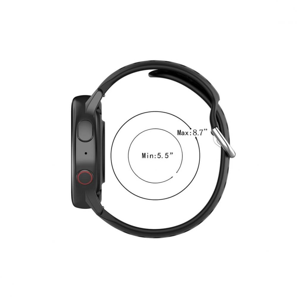 Silikonarmband för Smartwatch Vit 20mm Universal modell