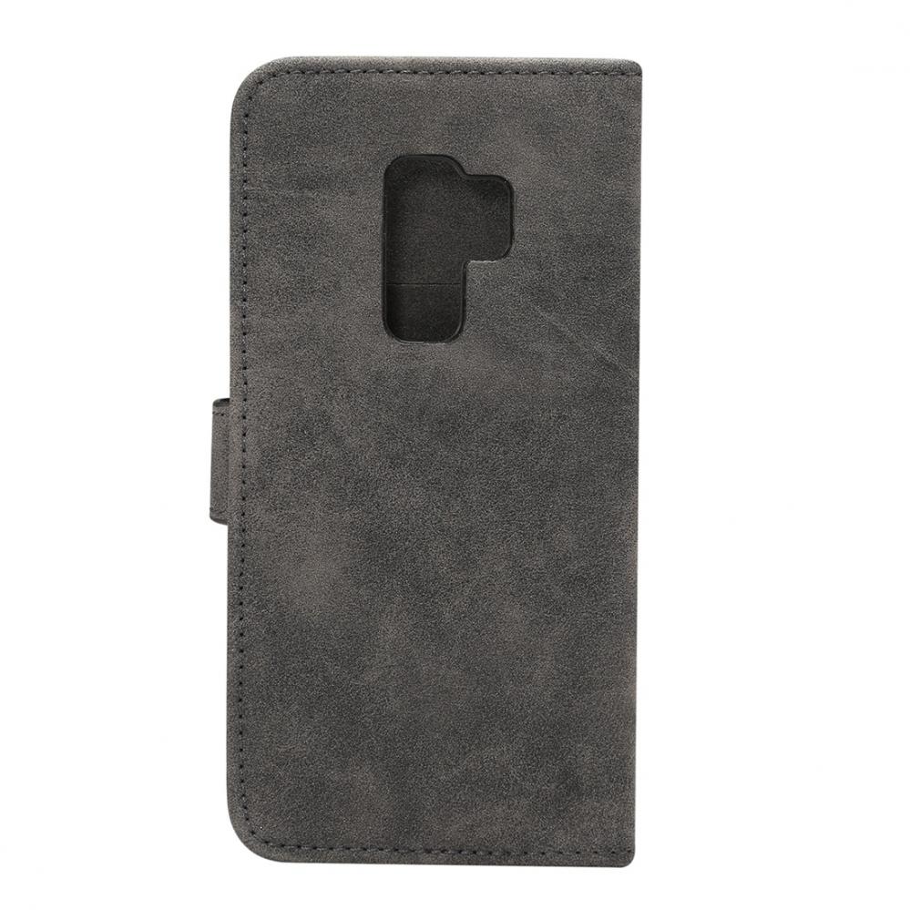 Plånboksfodral för Galaxy S9 Plus Grå - Med kortplatser och sedelfack