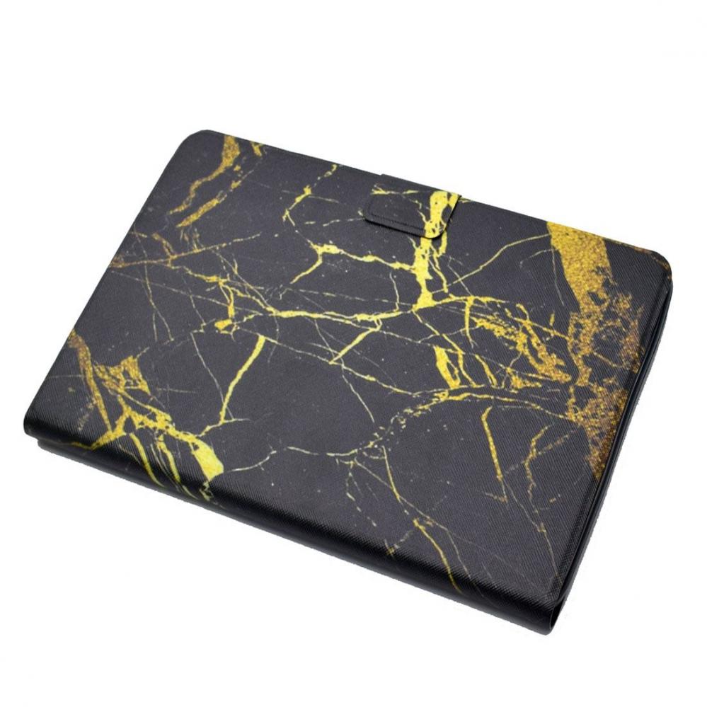 Fodral för iPad 9.7 - Marmomönster guld & svart