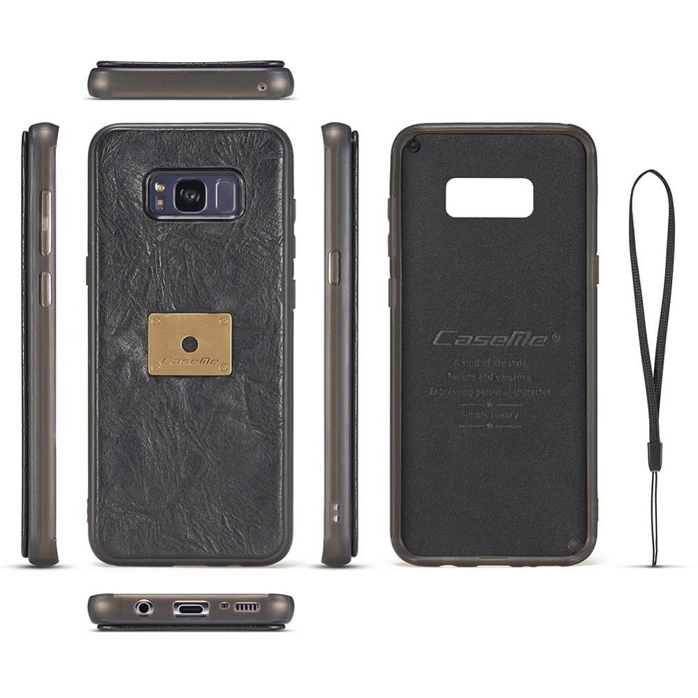  CaseMe Plnboksfodral, plnbok & magnetskal fr Galaxy S8 Plus (G955) (3i1)