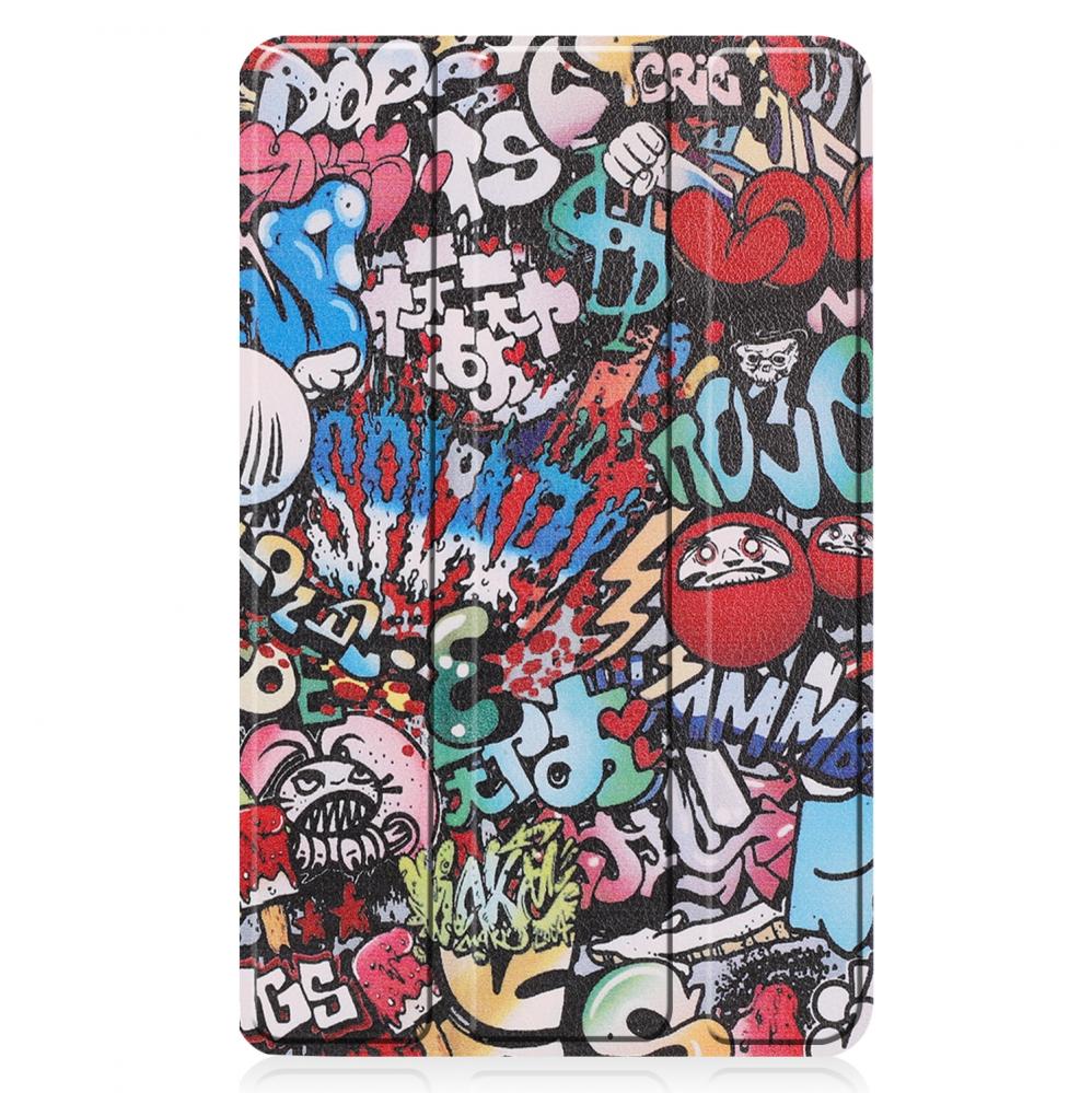  Fodral fr Lenovo Tab M7 3rd Gen - Graffiti