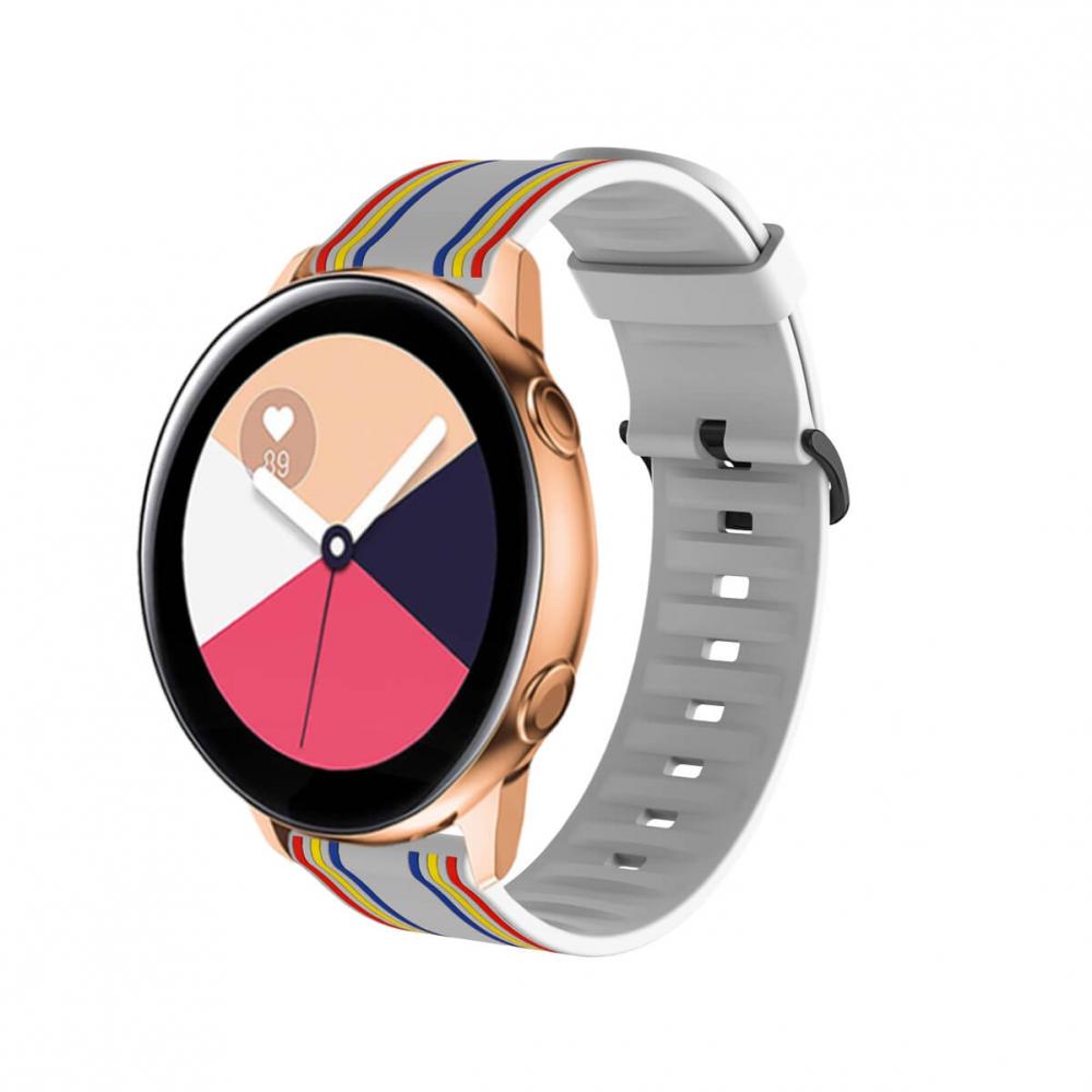 Silikonarmband Vit för Smartwatch 20mm Universal modell