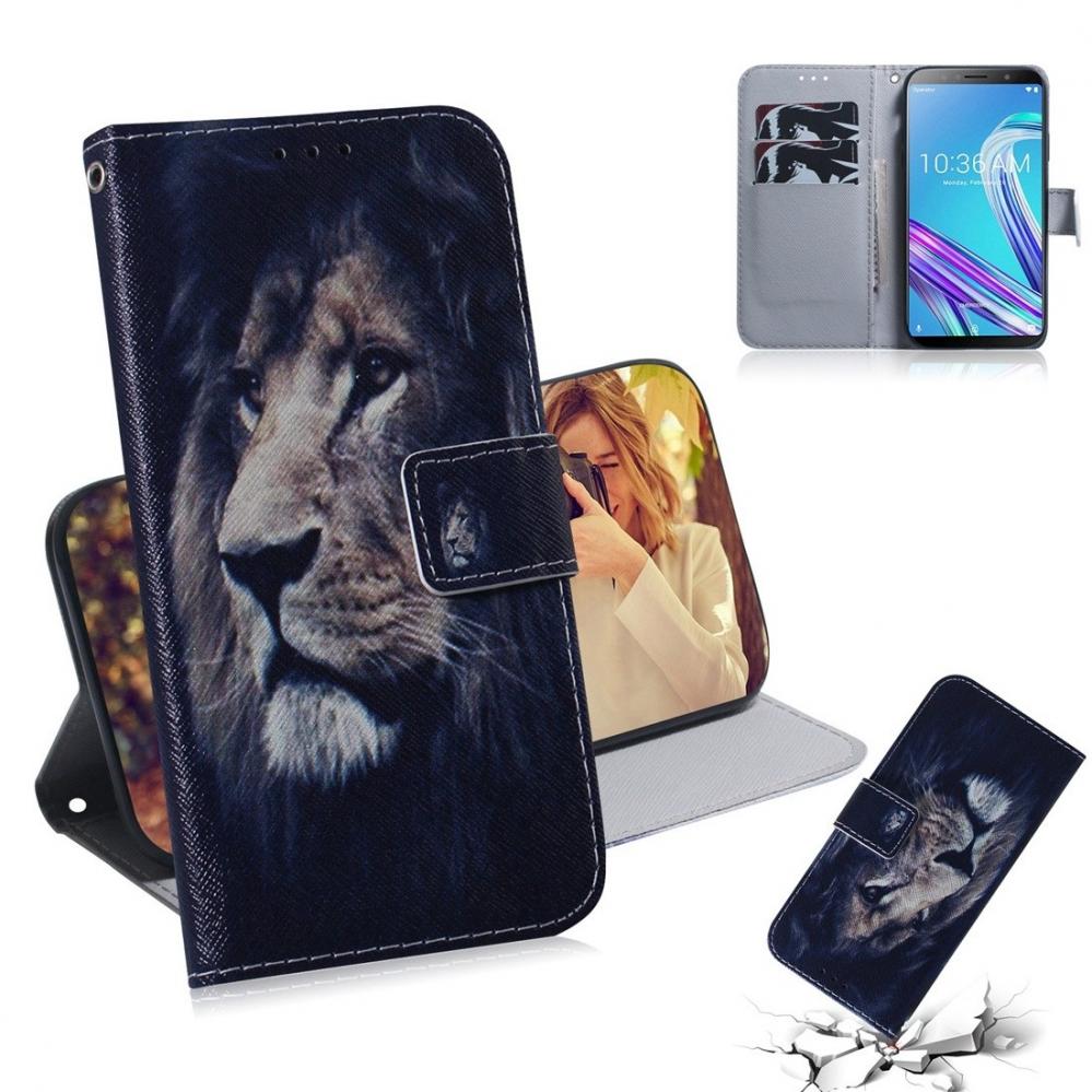 Plånboksfodral för Asus Zenfone Max Pro (M1) ZB601KL - Lejon