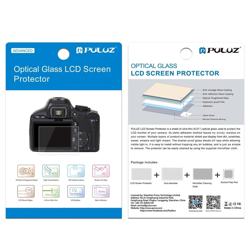 Skärmskydd för Fujifilm X-A3 av härdat glas 9H - Puluz