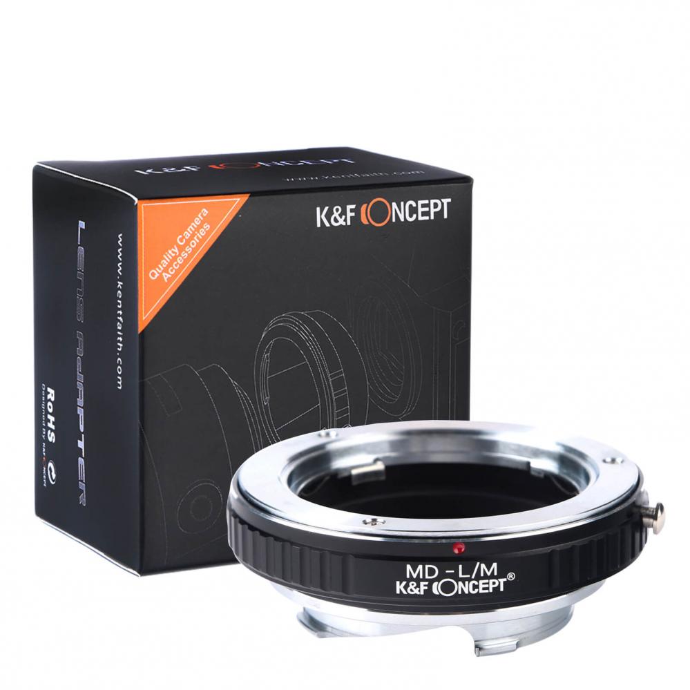  K&F Concept Objektivadapter till Minolta MD objektiv fr Leica M kamerahus