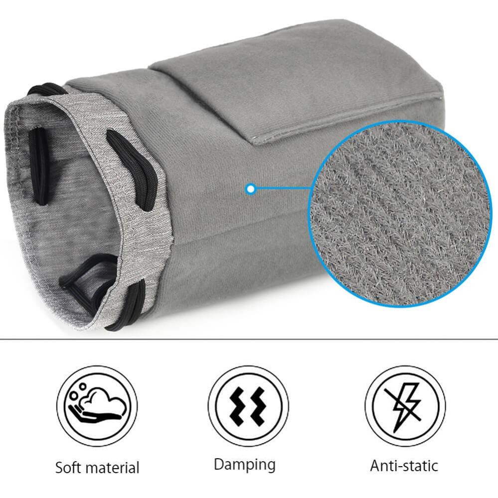 Caden Objektivfodral grå svart i polyester