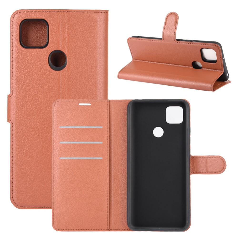  Plnboksfodral fr Xiaomi Redmi 9C Brun