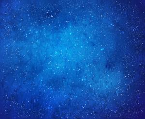  Vinylbakgrund - Stjärnhimmel Blå