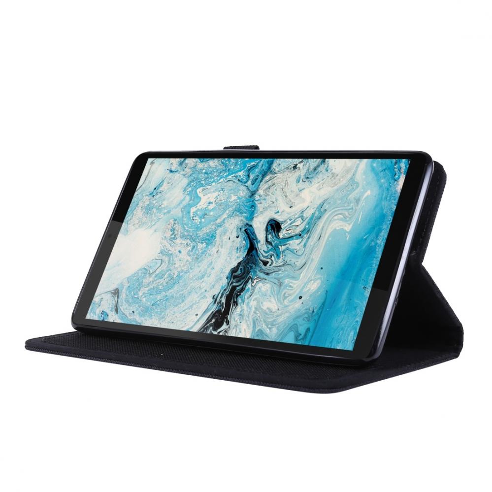  Fodral fr Lenovo Tab M7 Svart textil