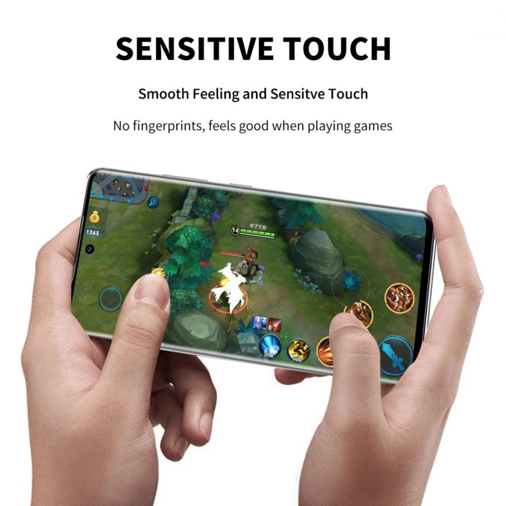 Skärmskydd heltäckande för Galaxy S20 Ultra av härdat glas
