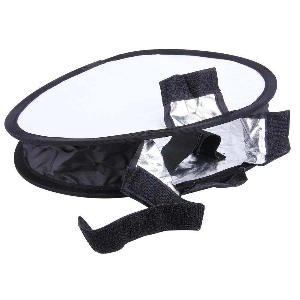 Softbox 30 cm Vit/Svart för kamerablixt