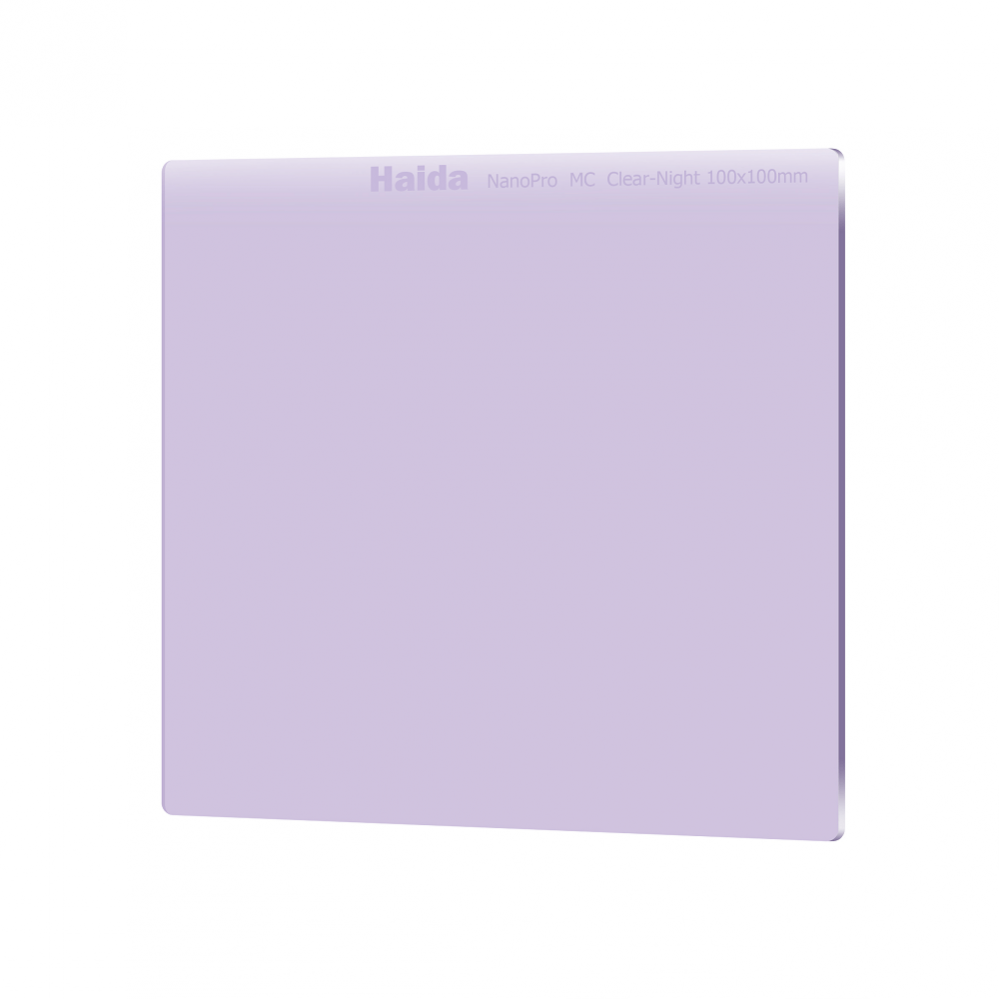 Haida Clear-Night Filter med NanoPro-coating optiskt glas (100x100mm)