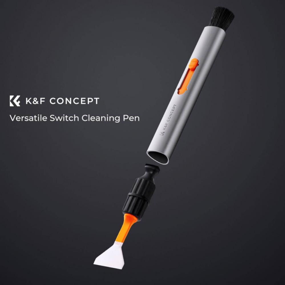  K&F Concept Rengringspenna-Set med utbytbara huvuden fr fullformat