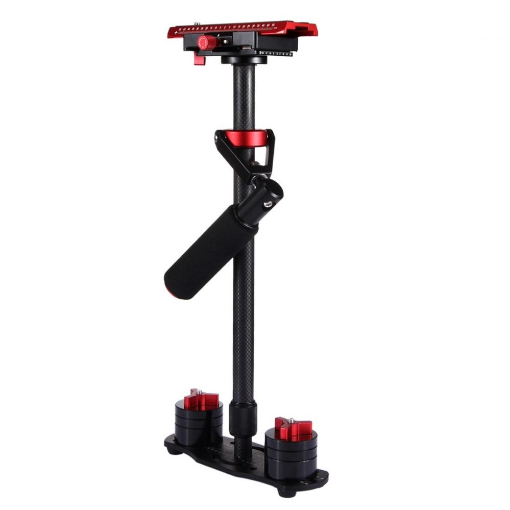 Puluz Handhållen kolfiber stabilisator för DSLR/DV-kameror (38.5-61cm)