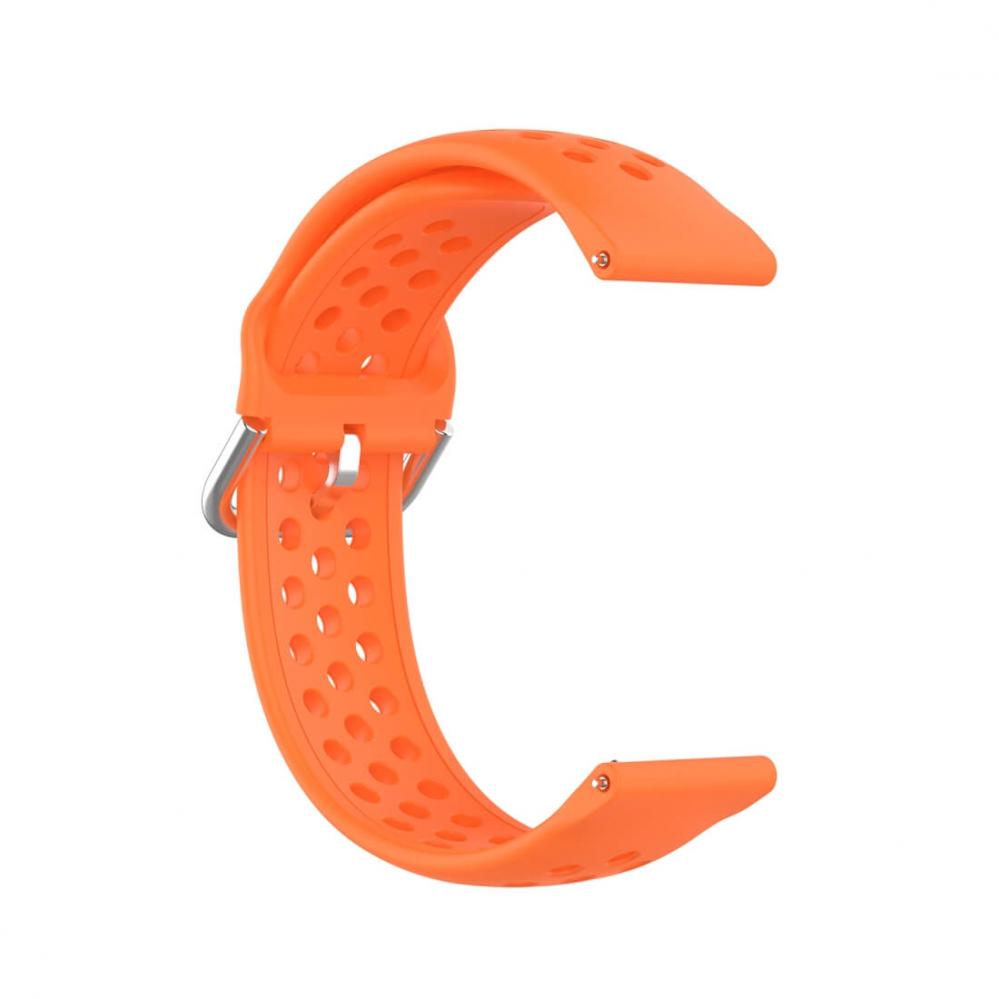  Silikonarmband fr Smartwatch Orange 20mm Universal modell