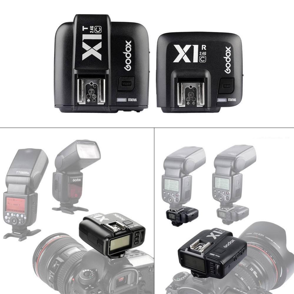  Godox Blixtutlsare & blixtmottagare 2.4GHz TTL