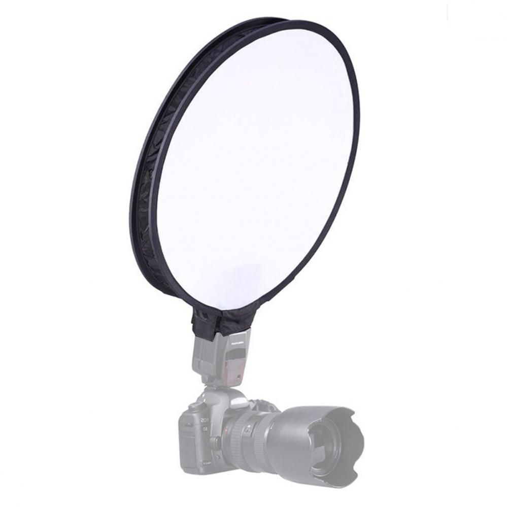 Softbox 30 cm Vit/Svart för kamerablixt