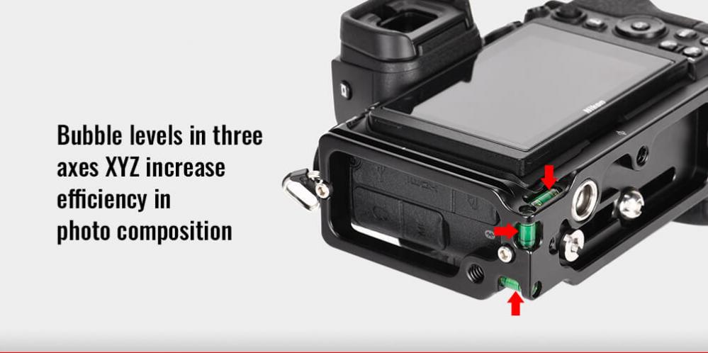 Sunwayfoto L-Bracket för Nikon Z6II & Z7II
