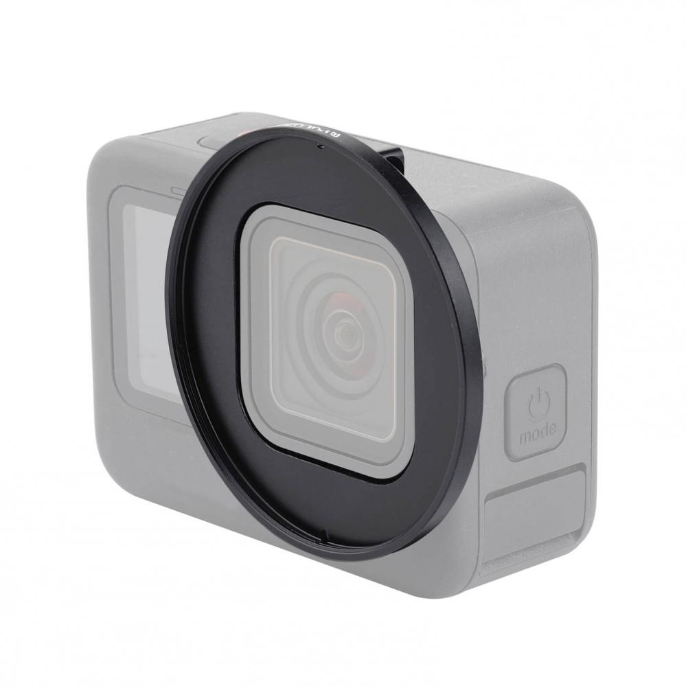  Puluz 52mm Linsfilteradapterring fr GoPro Hero10 Svart/ Hero9 Svart