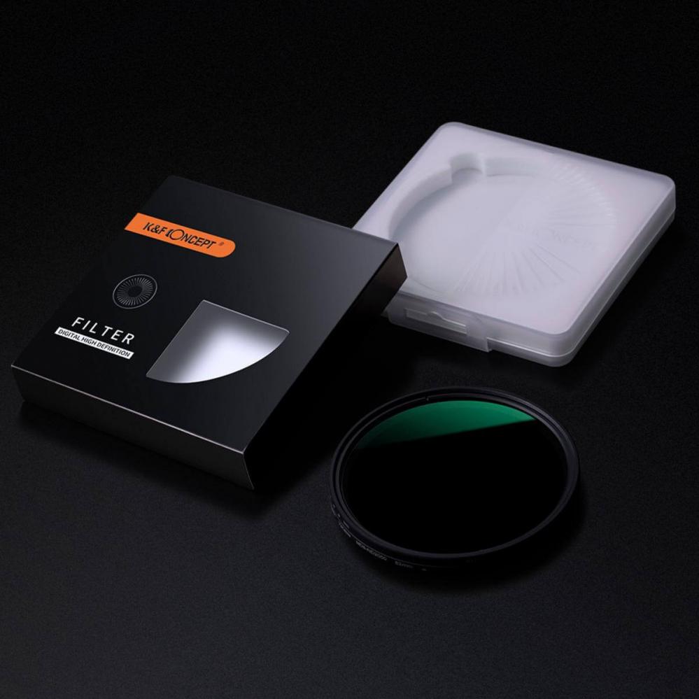 K&F Concept Justerbart ND-Filter ND8-ND2000