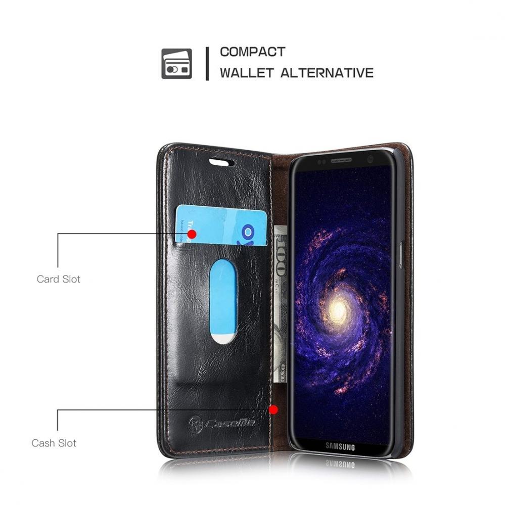  Plånboksfodral med kortplats för Galaxy S8 - CaseMe