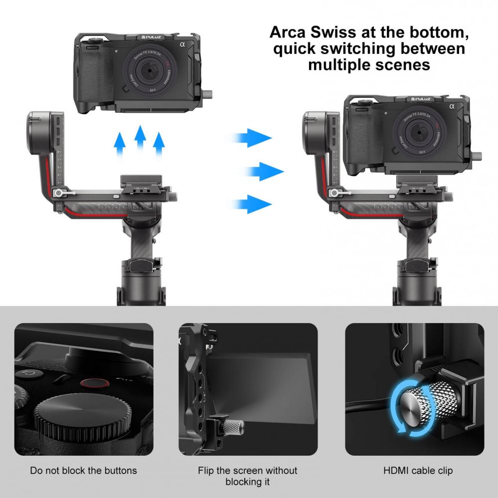  Puluz Kamerabur fr Sony A6700