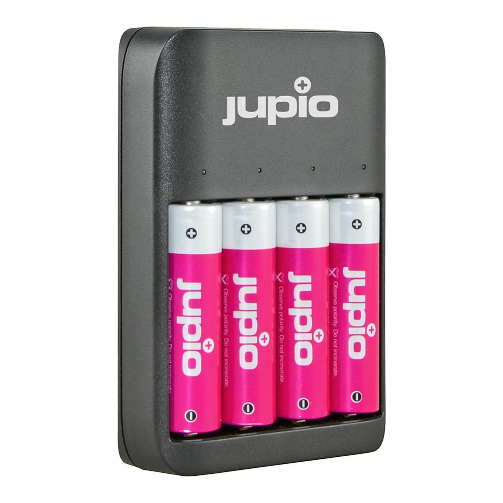  Jupio USB laddare med 4 platser fr AA / AAA batterier