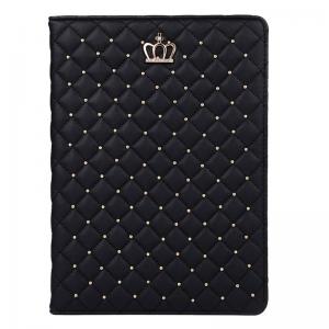  Fodral iPad Air 2 / iPad 6 - Guldfärgad krona svart