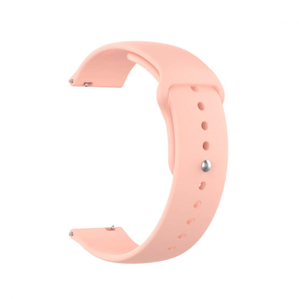  Silikonarmband Rosa fr 18mm Watch med stiftspnne 95-160mm