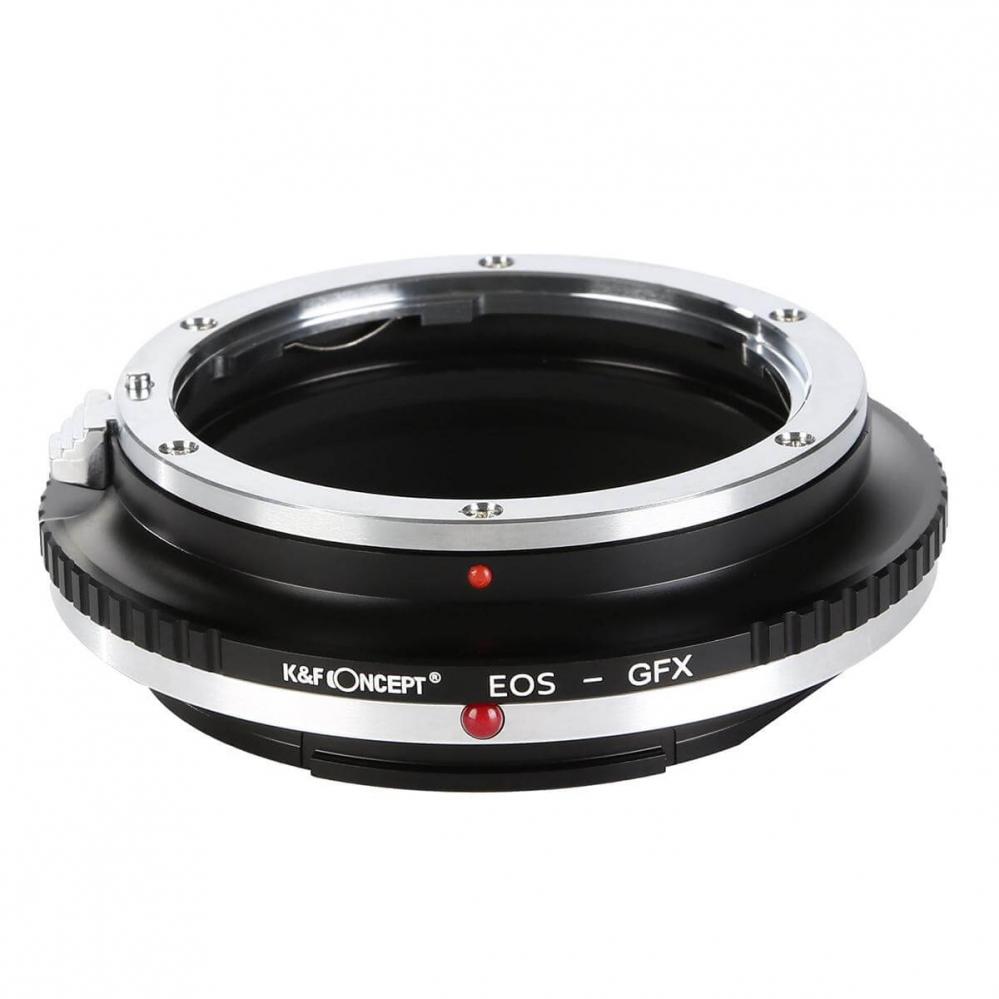  K&F Concept objektivadapter till EF-objektiv fr Fujifilm GFX kamerahus