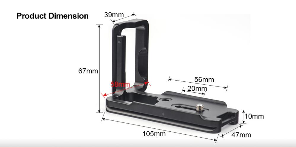 Sunwayfoto L-Bracket för Canon EOS 6D Mark II