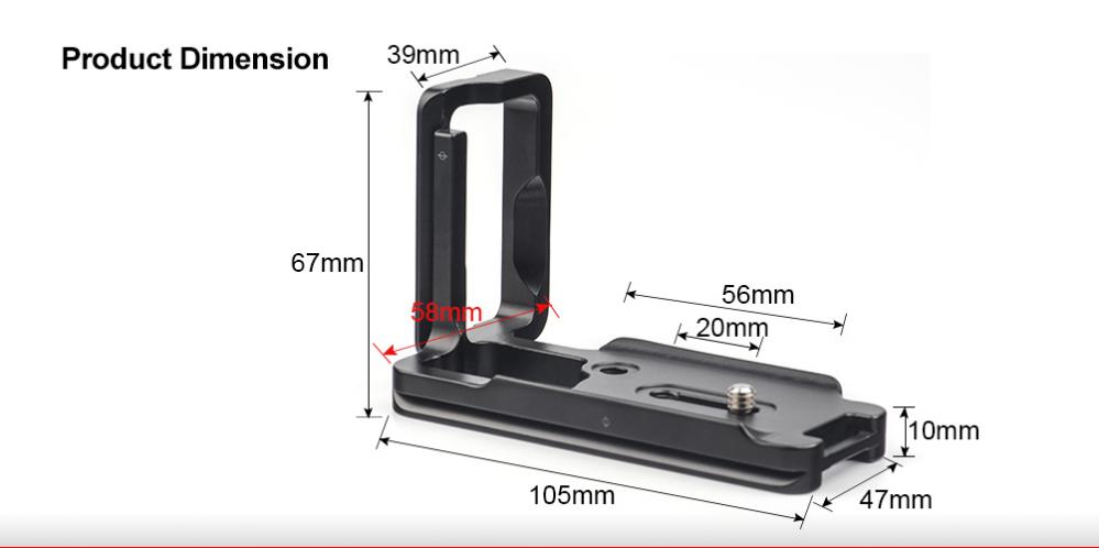  Sunwayfoto L-Bracket fr Canon EOS 6D Mark II